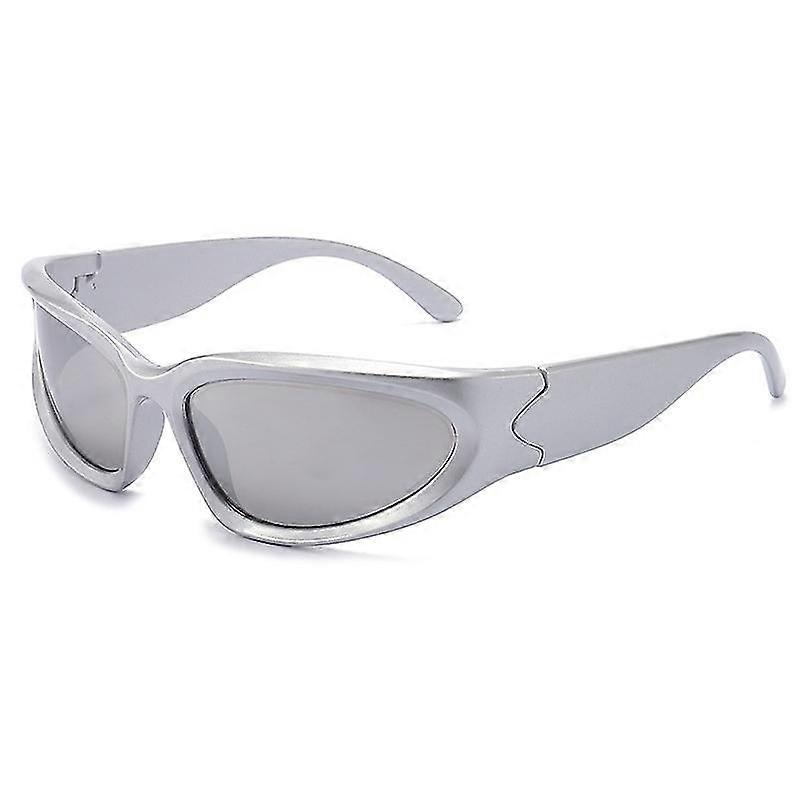 Punk γυαλιά ηλίου γυναικεία γυαλιά y2k Luxury Brand Wrap Around Sun Glasses 2000's Shades Eyewear Uv400 Female Designer Γυαλιά