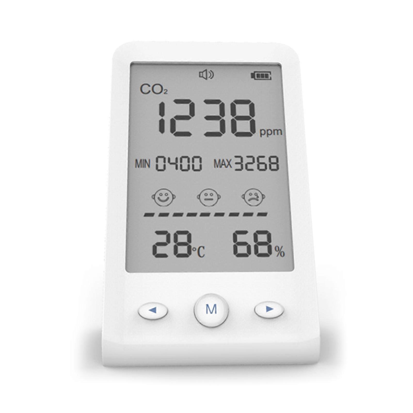 CO2-Messgerät Digitaler Temperatur-Feuchtigkeitssensor-Tester Luftqualitätsmonitor Zuhause