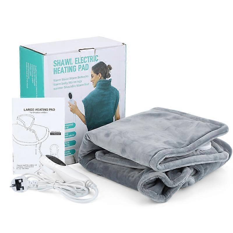  Electric Blankets Heating Cushion Pad 10-Speed Temperature Control Heated Shawl