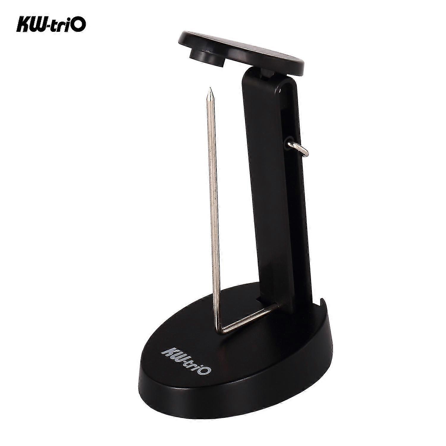 KW-trio Desk Receipt Holder Spike Stick with Hook Safety Protective Cover Design Check Spindle Bill