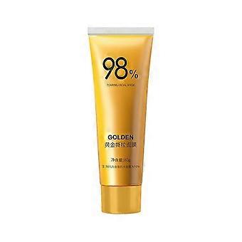 Golden Peel Off Mask, 98% Gold Foil Peel-Off Mask, Gold Foil Peel Off Mask, 24K Gold Face Mask, Anti Ageing Wrinkle Lifting, Blackhead Remover Mask