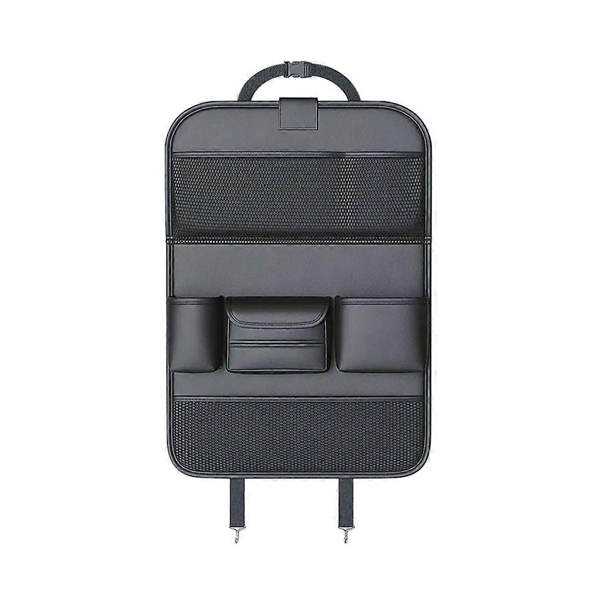 Car Backseat Storage Bag Multi-Pocket Seat Back Storage Bag Foldable Dining Table Rack Large Capacity Storage Bag