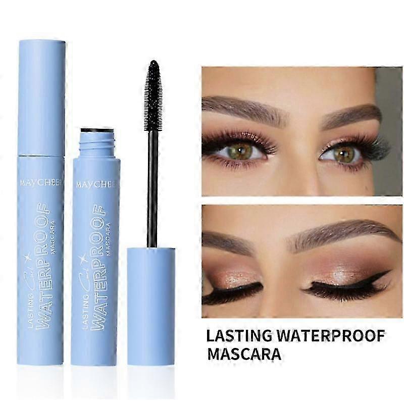 MAYCHEER Volume, Volume And Curl Mascara Black No-Smudge Long-Lasting Mascara