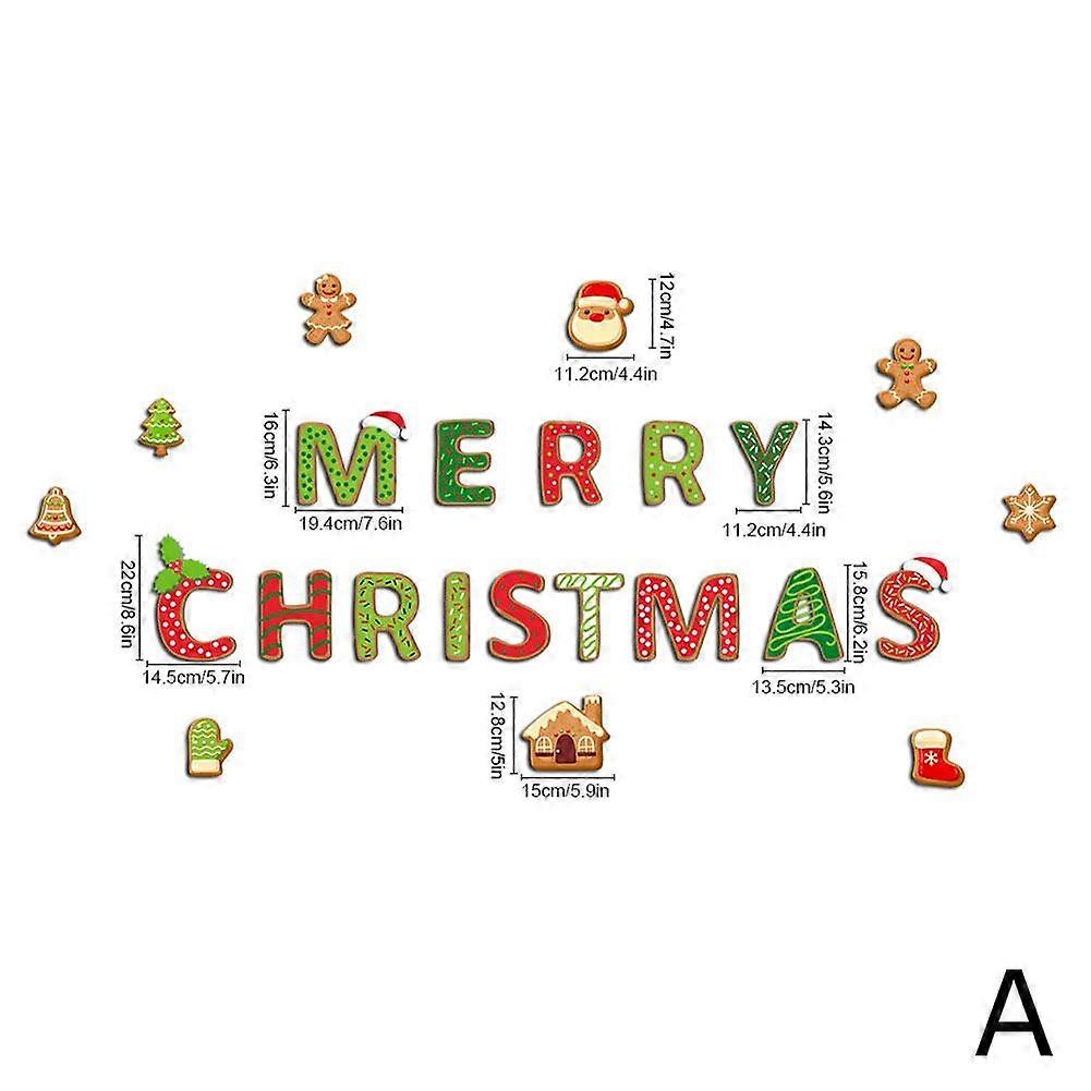 メリークリスマス磁気ステッカーセット車の冷蔵庫車のガレージドアの装飾ステッカー