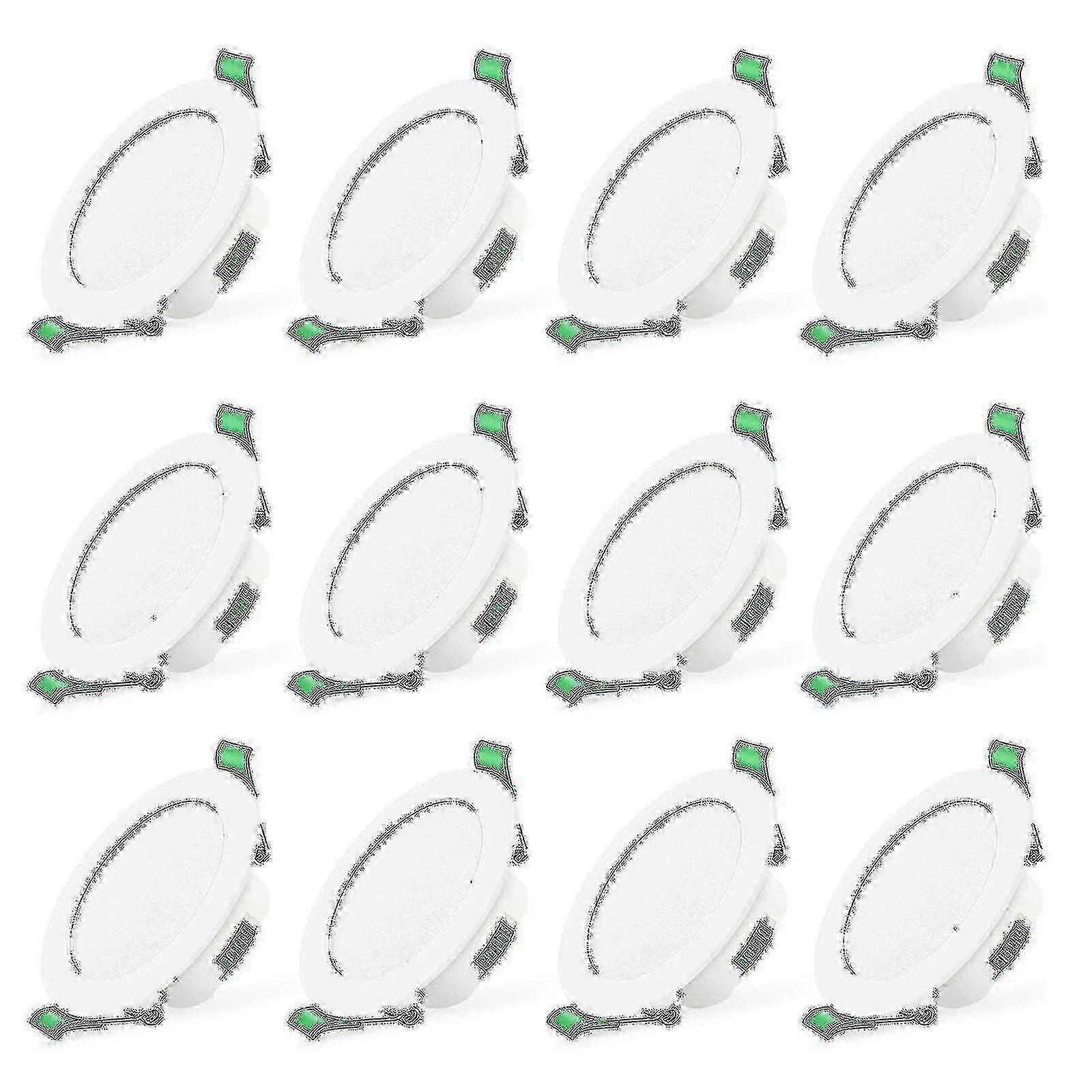 12pcs 7w Led Downlight Recessed Ceiling Lights