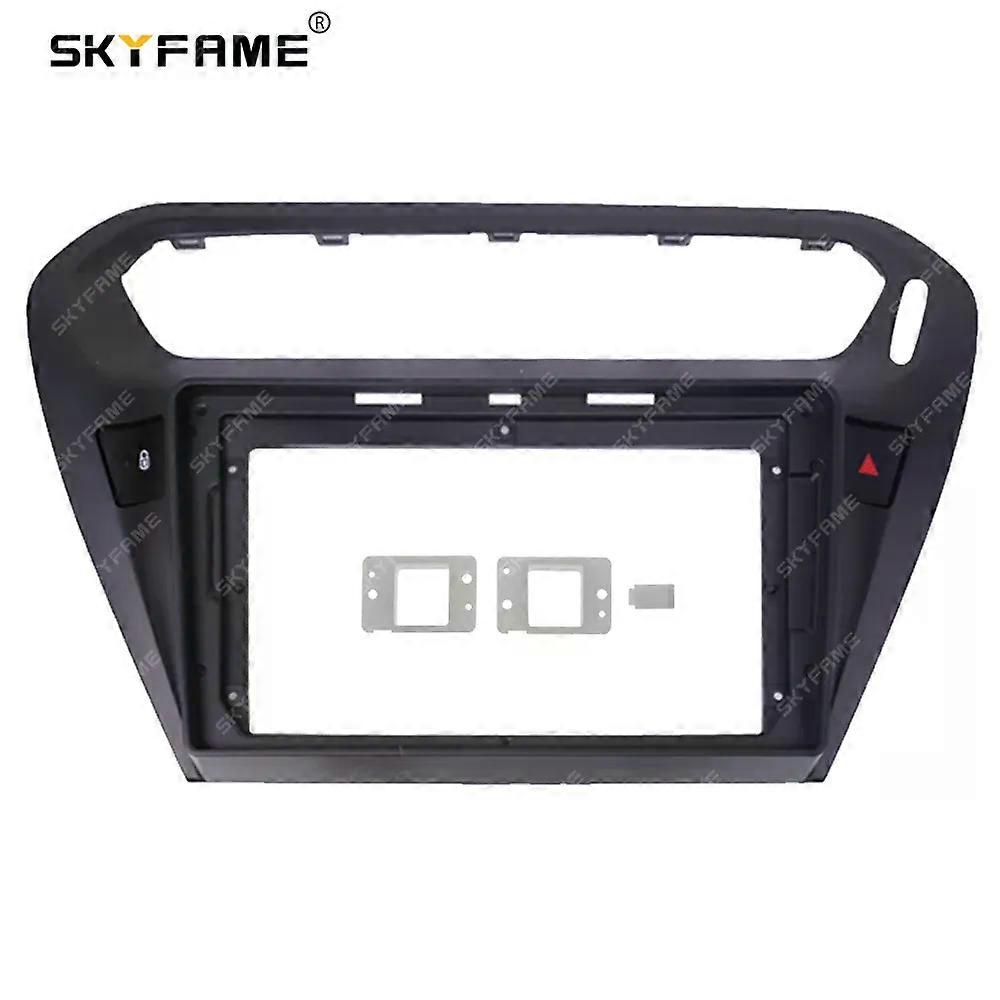 Applies to Car Frame Fascia Adapter Canbus Box Decoder Android Radio Dash Fitting Panel Kit For Peugeot 301 Citroen Elysee C-Elysee