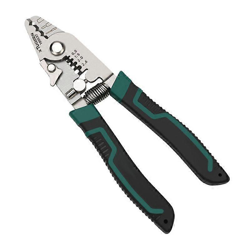 TUOSEN 6inch 3 Holes Fiber Optic Wire Stripers,Precision Fiber Stripper/Optic Tools for Installers and Electricians