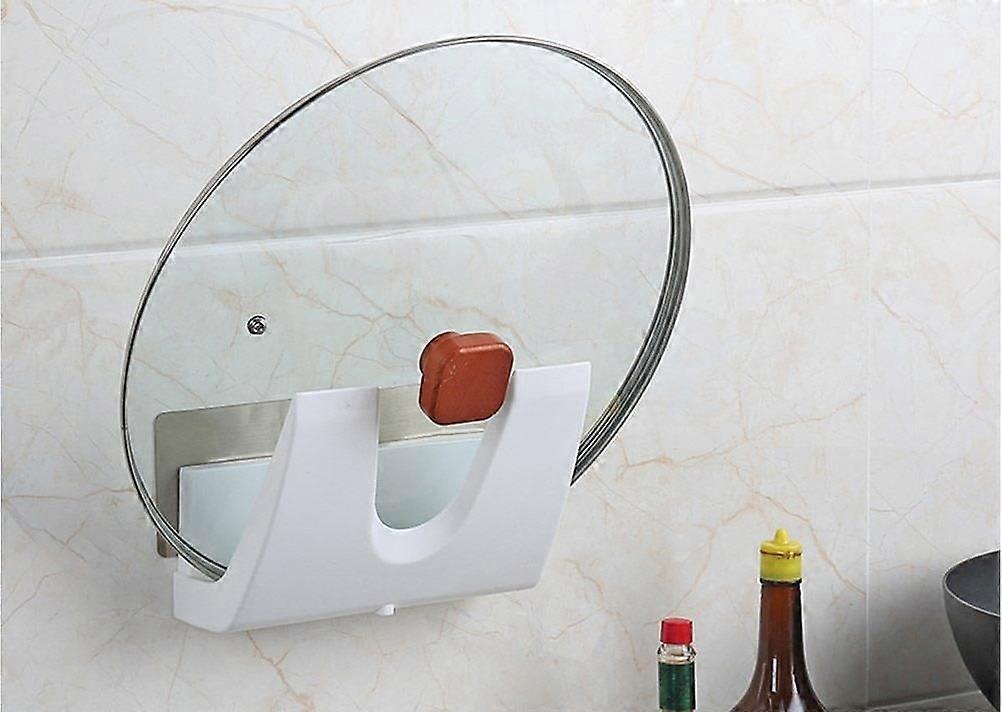 Kitchen Pan Lid Rack Wall Storage