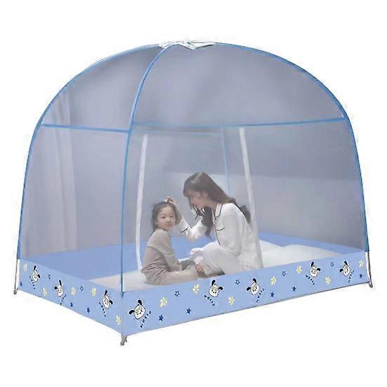 Portable Folding Mosquito Net Tent Closure Enclosed Open Quickly Fully Zipper Anti-mosquito Bed Cover