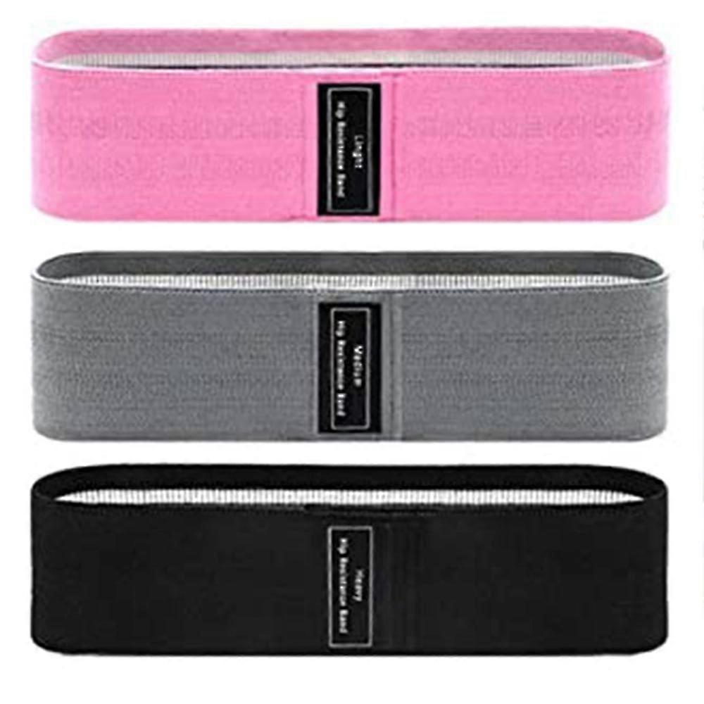 Resistance Bands For Legs And Butt, Wide Thien Anti-slip Elastic Fabric Exercise Bands,4403