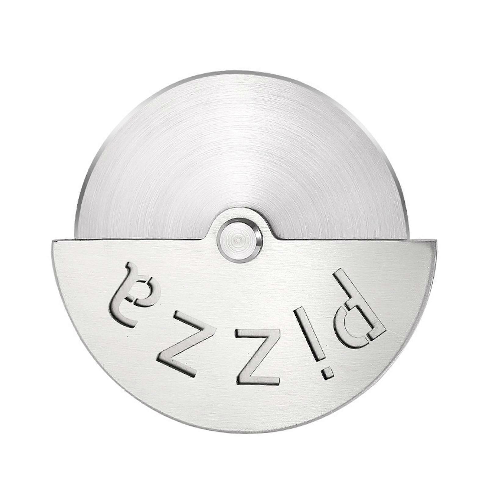 Effortless Pizza Slicing with Stainless Steel Roller