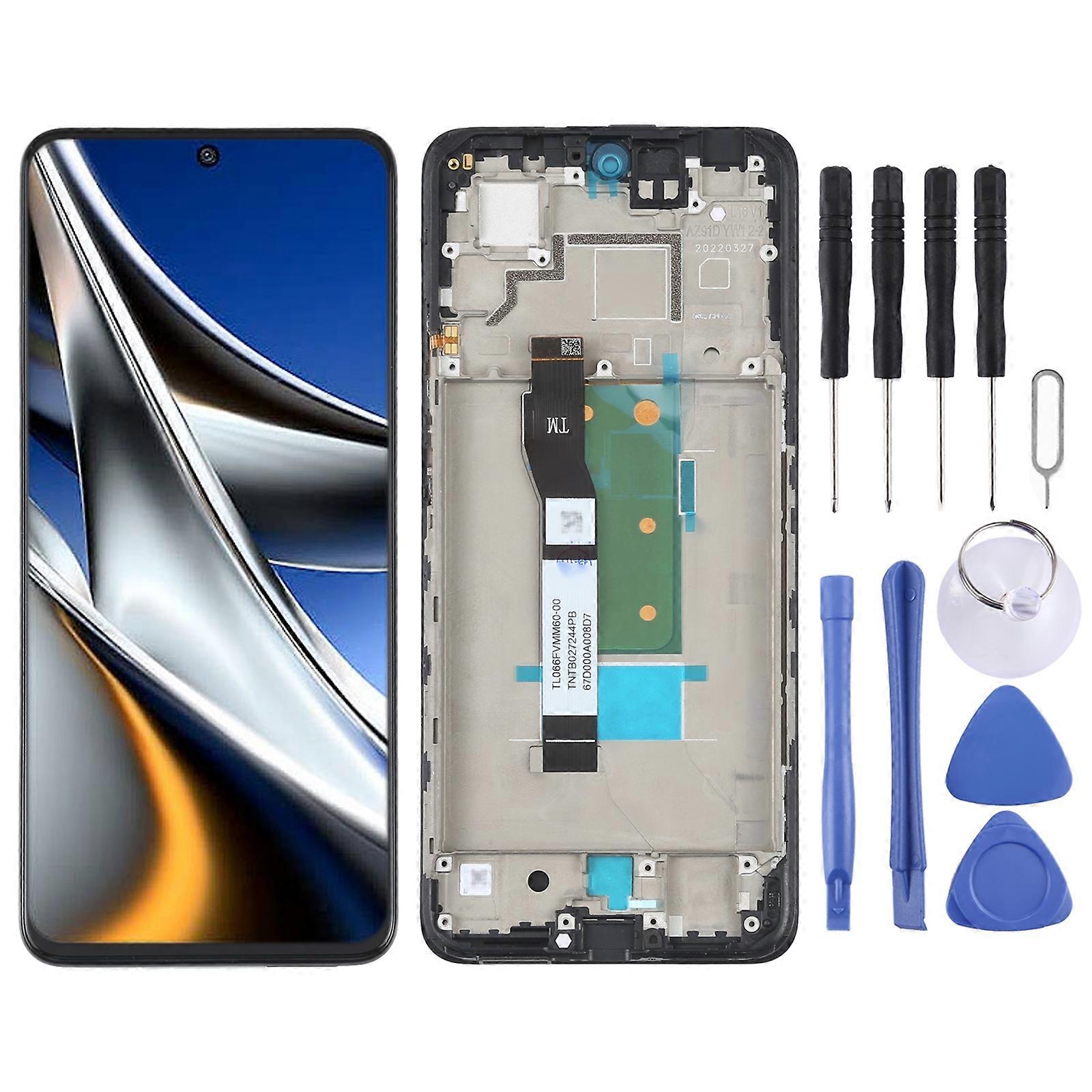 COMPATIBLE LCD Screen For Xiaomi Redmi Note 11T Pro / Redmi Note 11T Pro+ / Poco X4 GT Digitizer Full Assembly with Frame