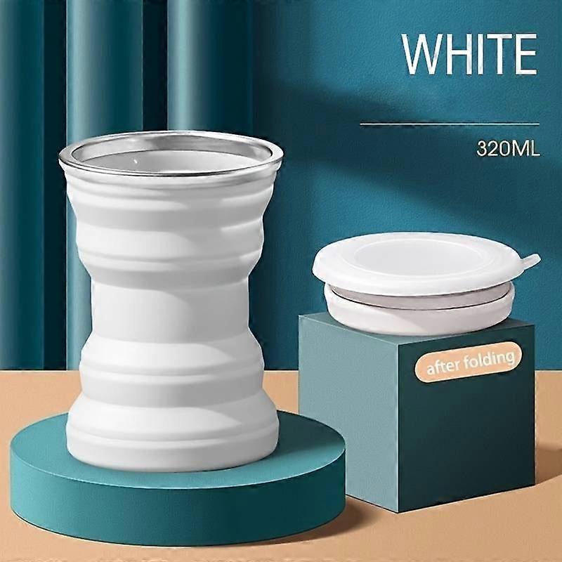 1Pcs Silicone Cup Folding for Business Travel Portable Creative Mini Telescopic Cups with Lid Outdoor Trip Mouthwash Watercup
