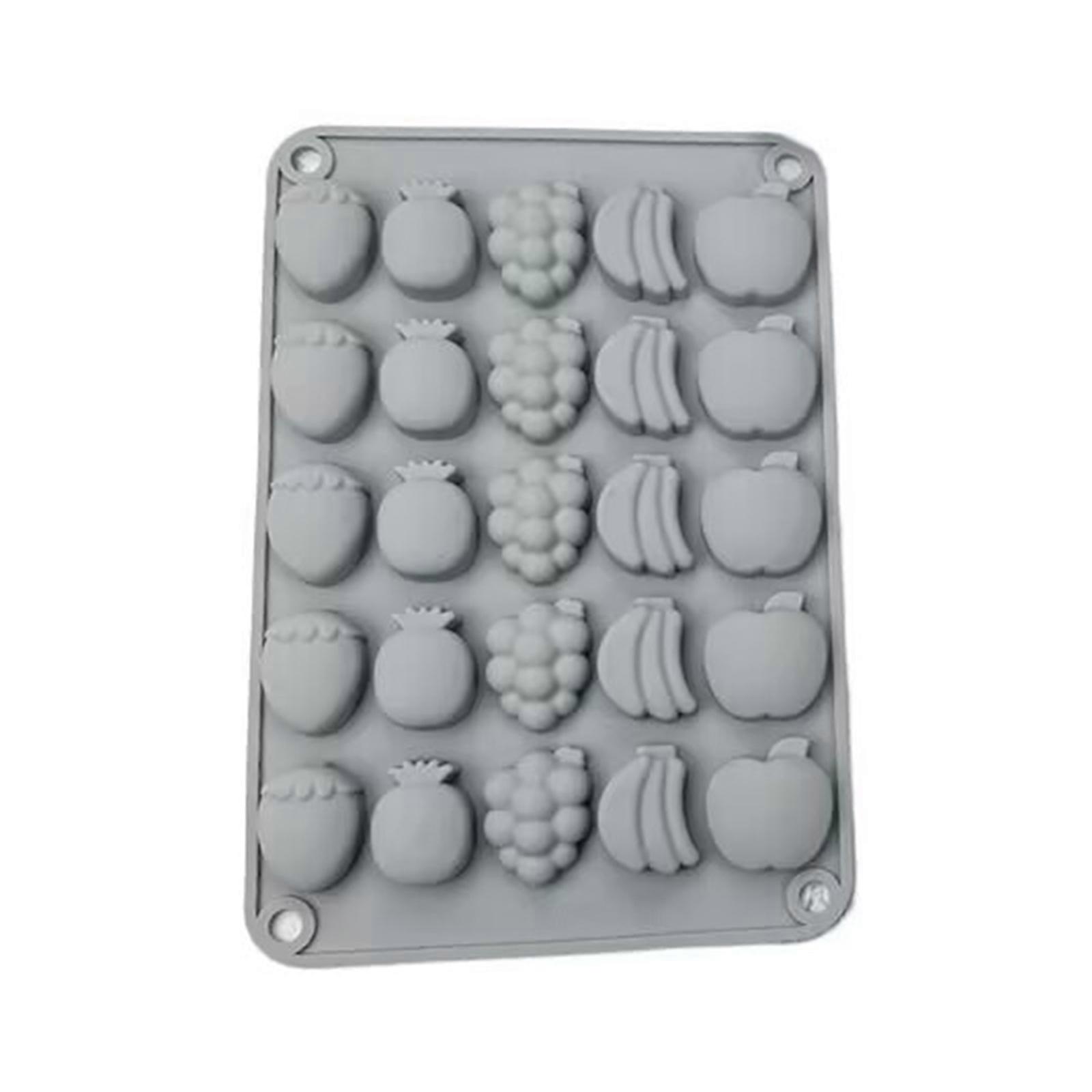 사탕/과일 모양 실리콘 무스 몰드 퐁당 몰드 캔디 몰드 초콜릿 몰드 베이킹 케이크 디저트용 주방 제빵기구