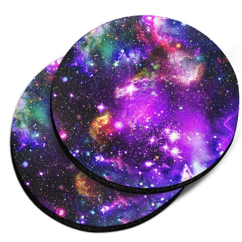 Design neoprene car coasters, 2 pieces, practical and non-slip