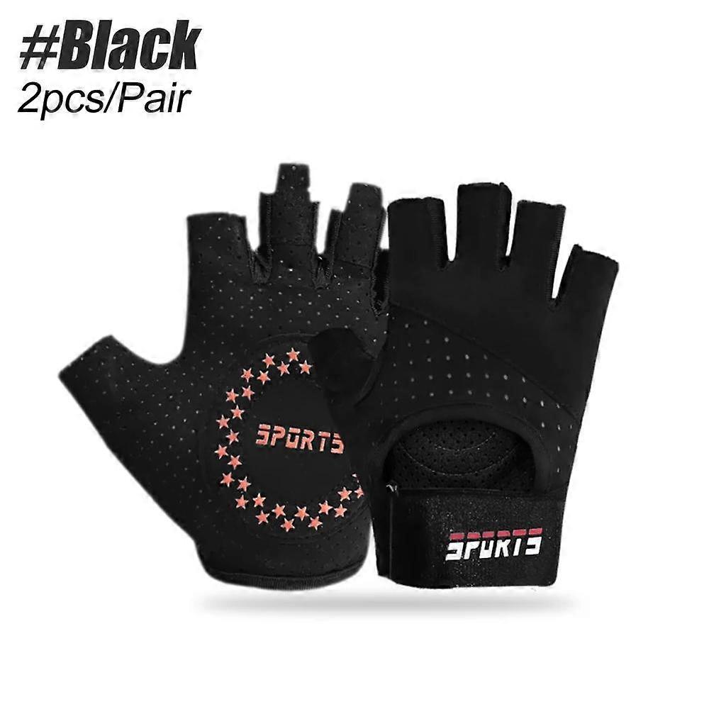 1Pair Breathable Workout Gloves Weight Lifting Gloves for Gym Cycling Exercise Fitness Training Excellent Grip and Cushion Pads