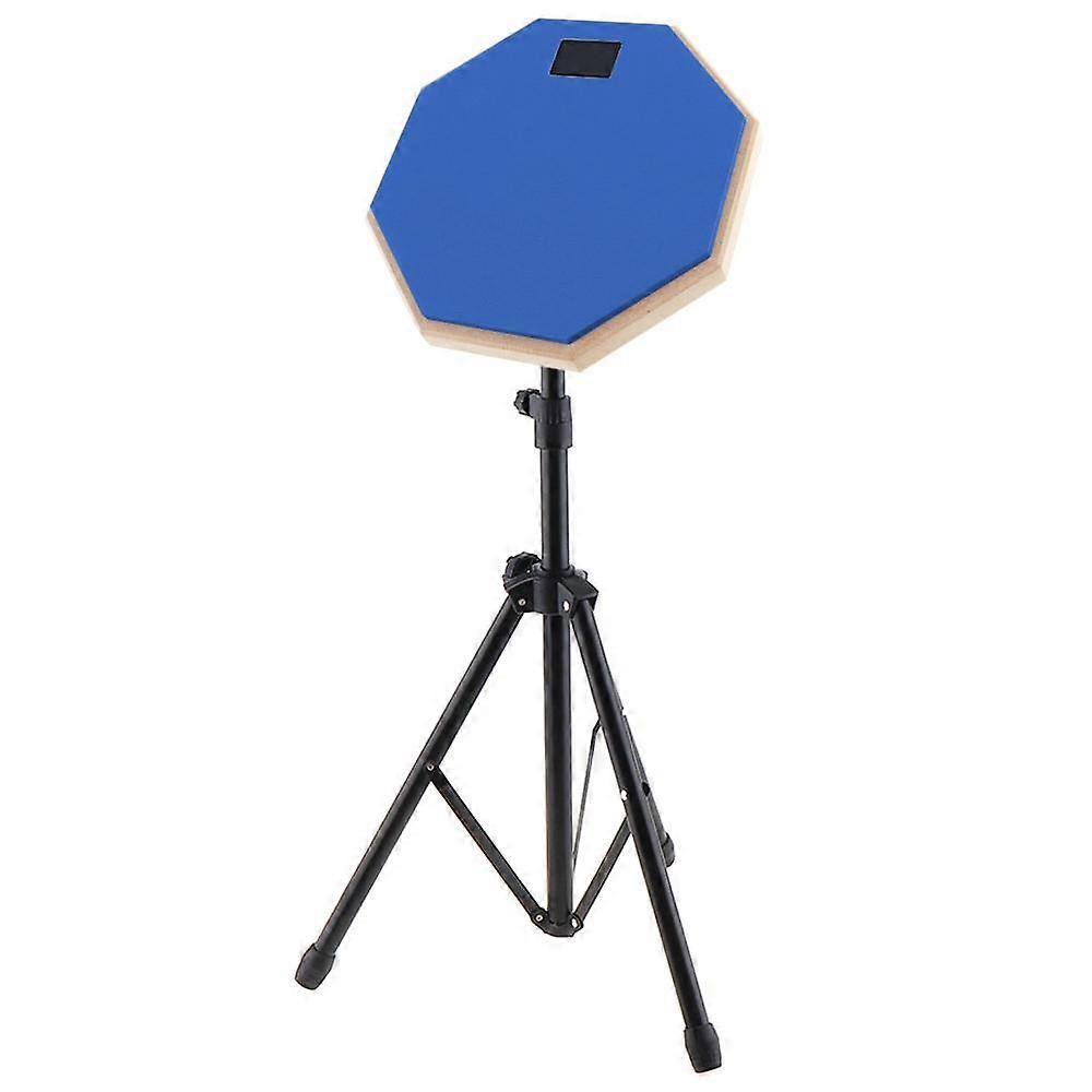 8 Inch Rubber Wooden Dumb Drum Practice Drum Pad with Stand 3 Colors Optional
