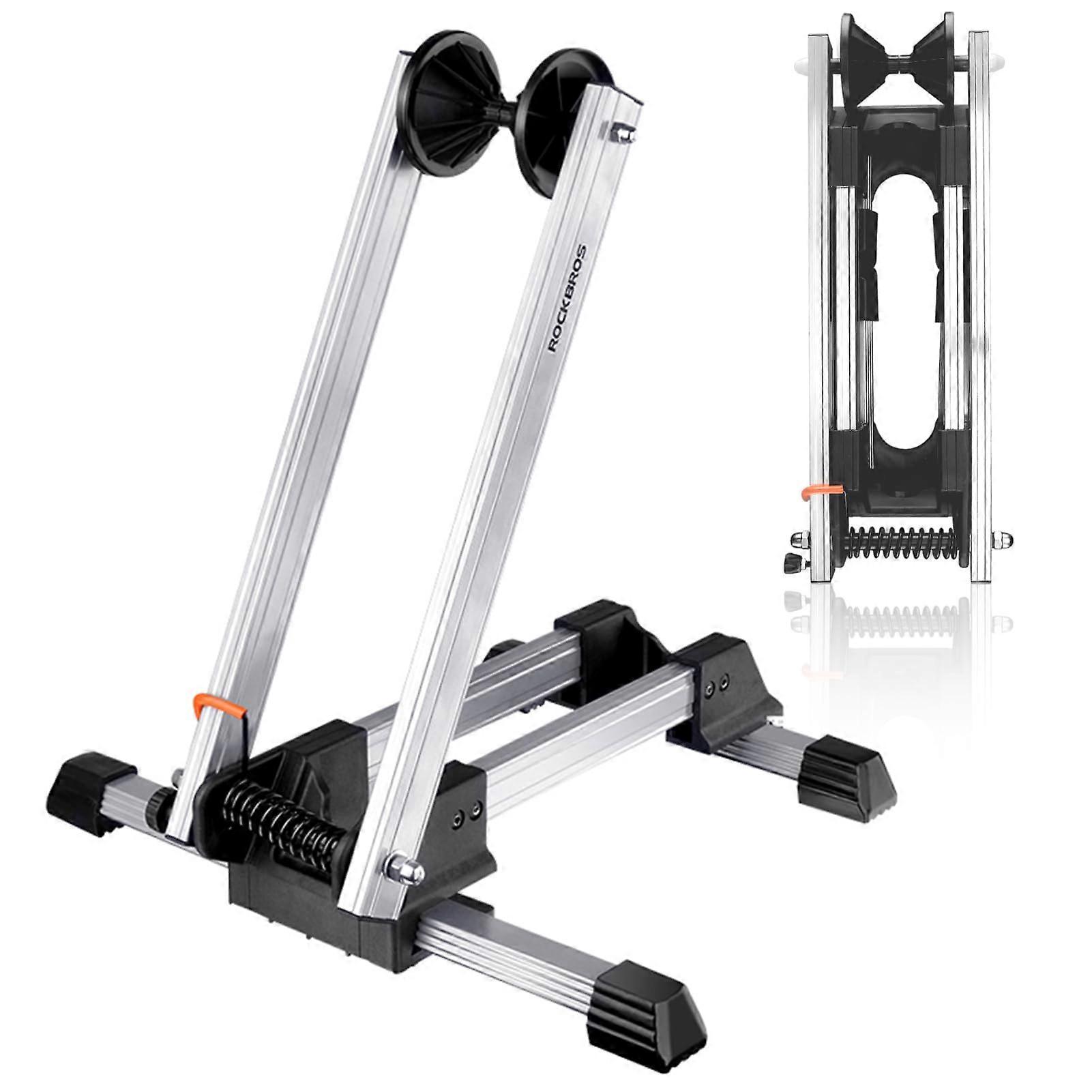 20" - 29" Folding Alloy Bicycle Stand for Indoor Storage