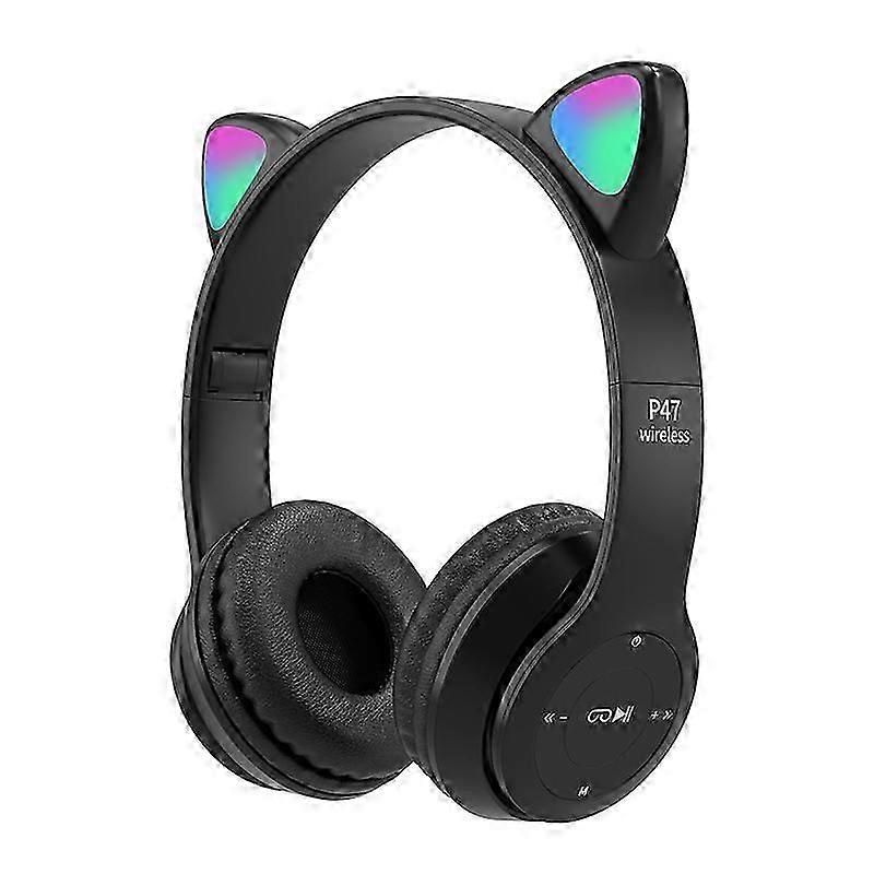 LED cat ear bluetooth earphone, headphone bluetooth earphone, bluetooth earphone, foldable bluetooth earphone
