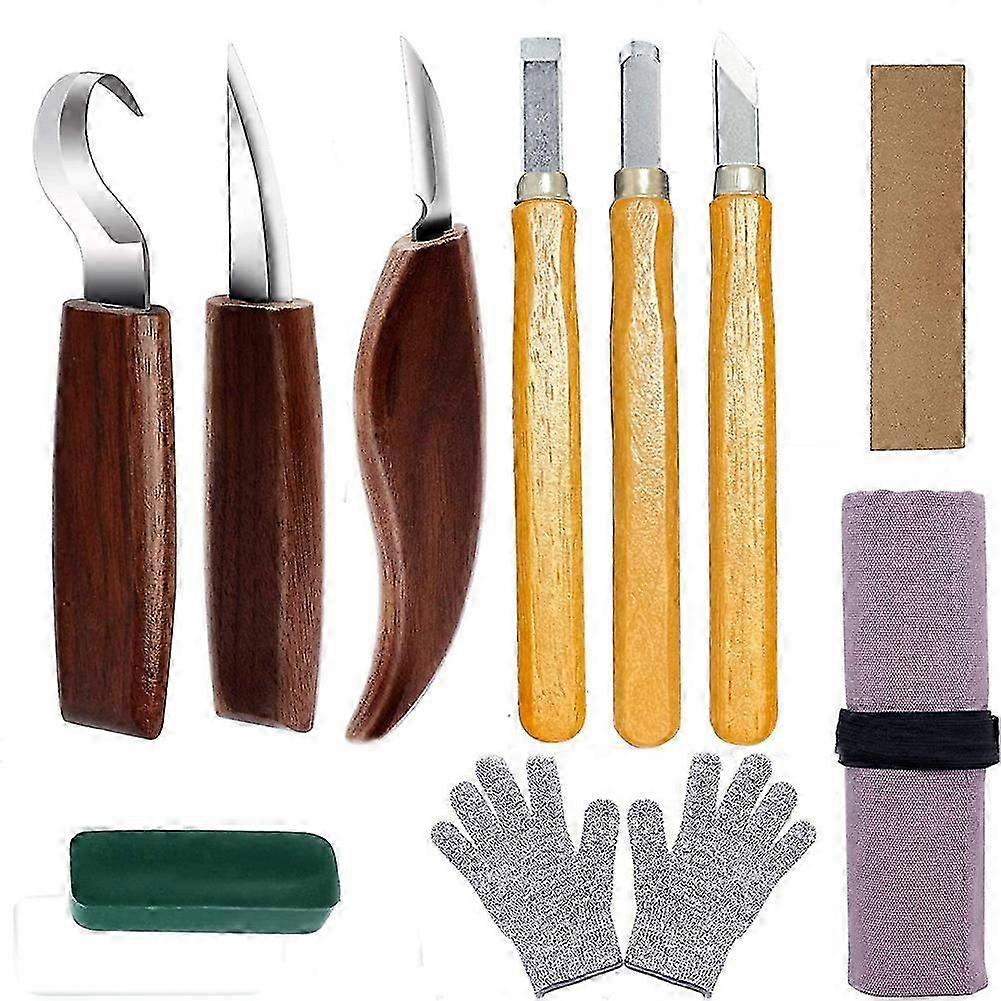 10-in-1 Wood Carving Kit