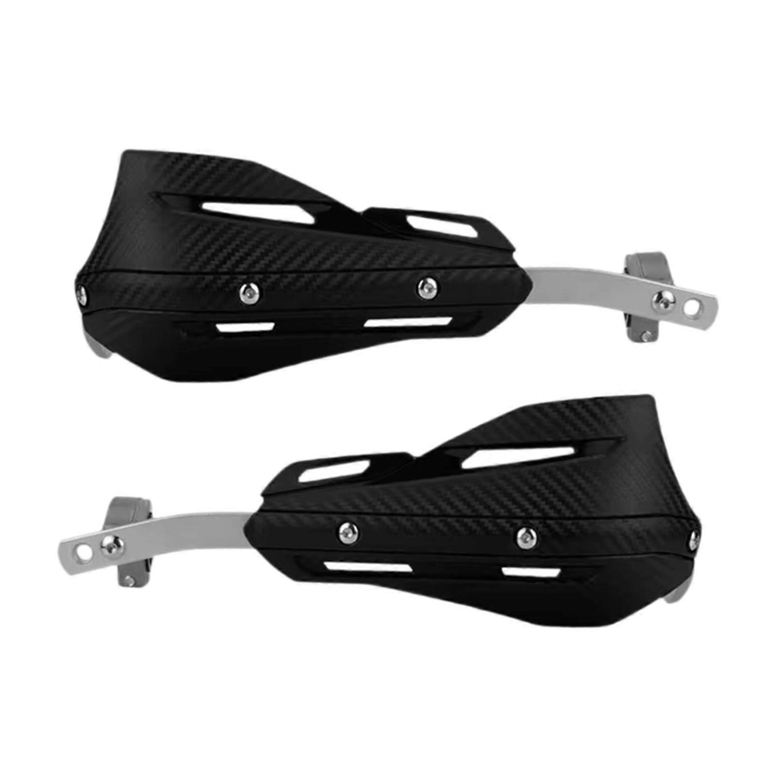 2Pcs Motorcycle Handlebar Handguards Handle Guard Shield Windproof Practical