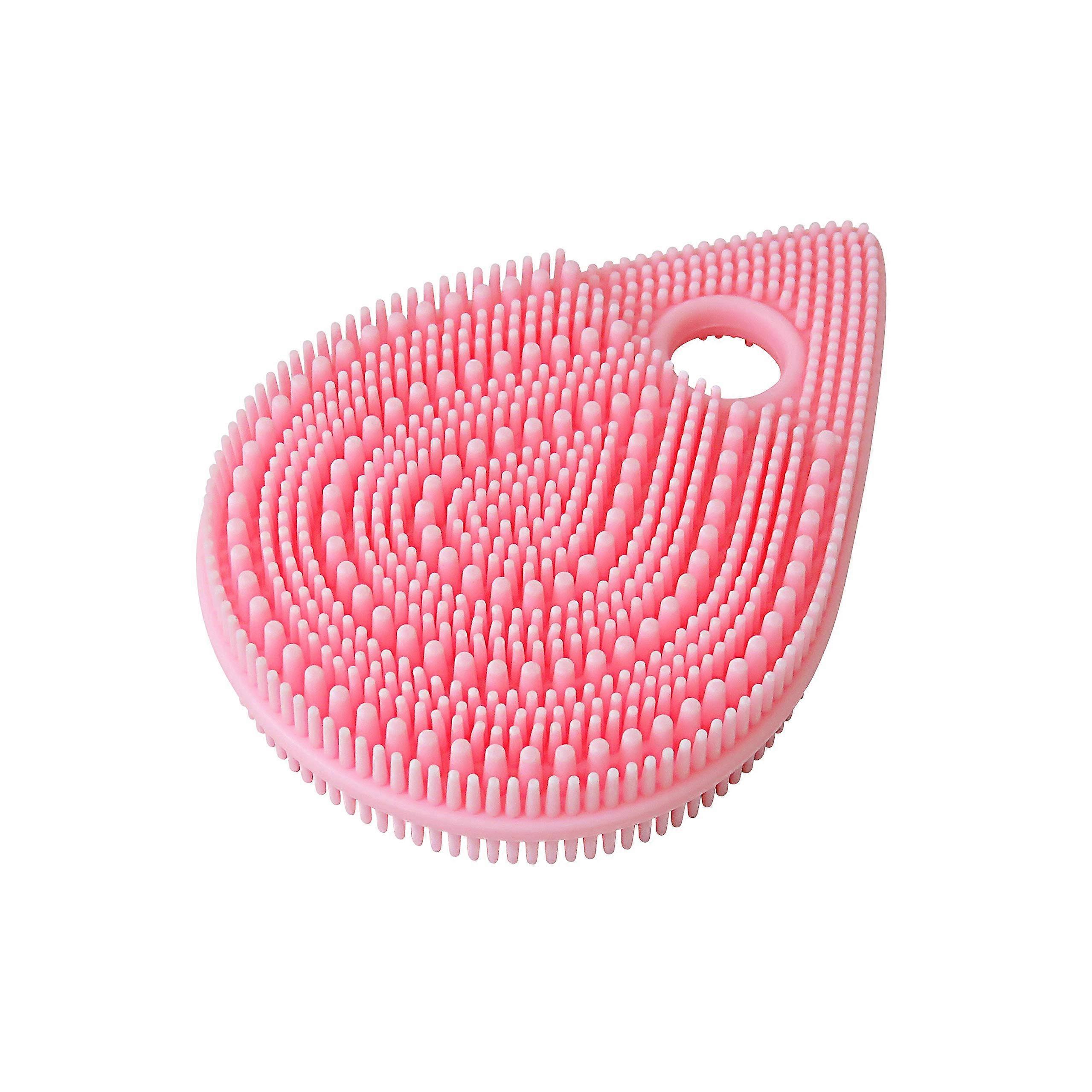 Silicone massage body brush