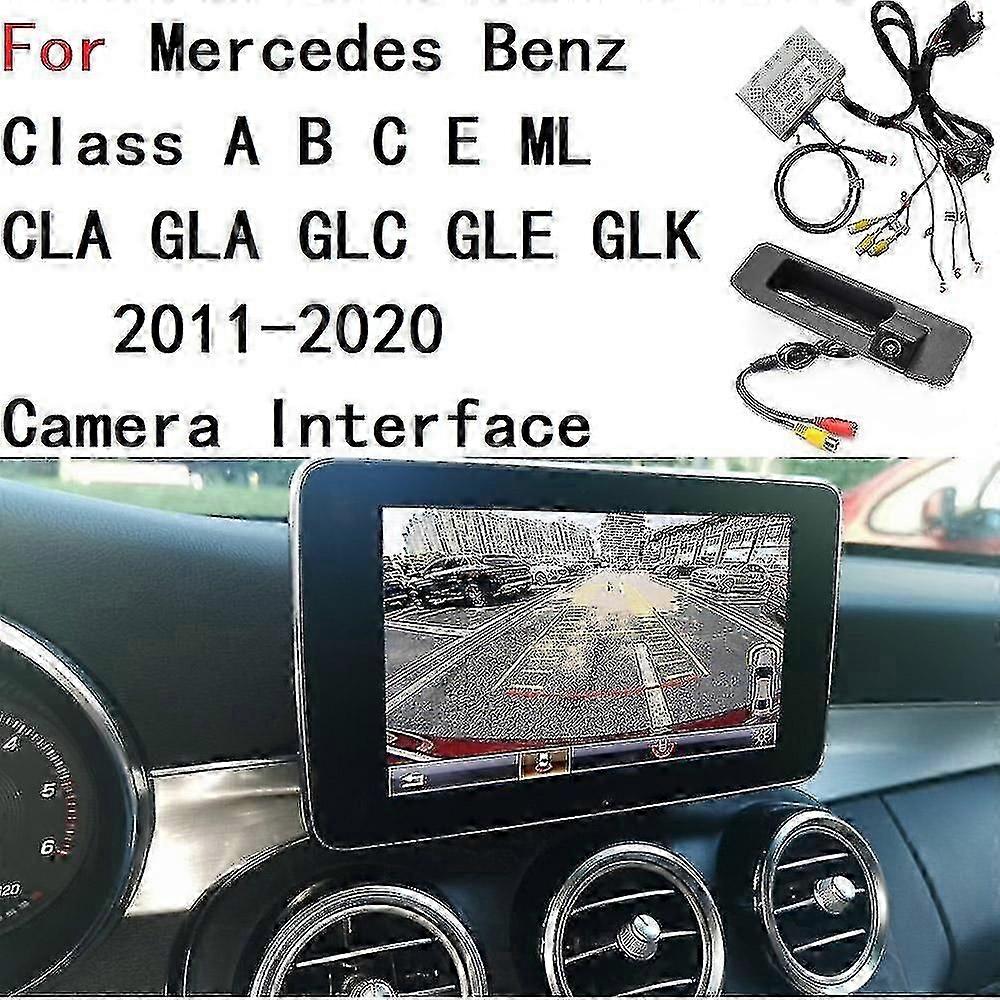 For Mercedes Benz Reverse Camera Interface Class A B C E Gla Glc Gle Glk Cla Slk Slc V Ml Front Rear Camera Adapterd