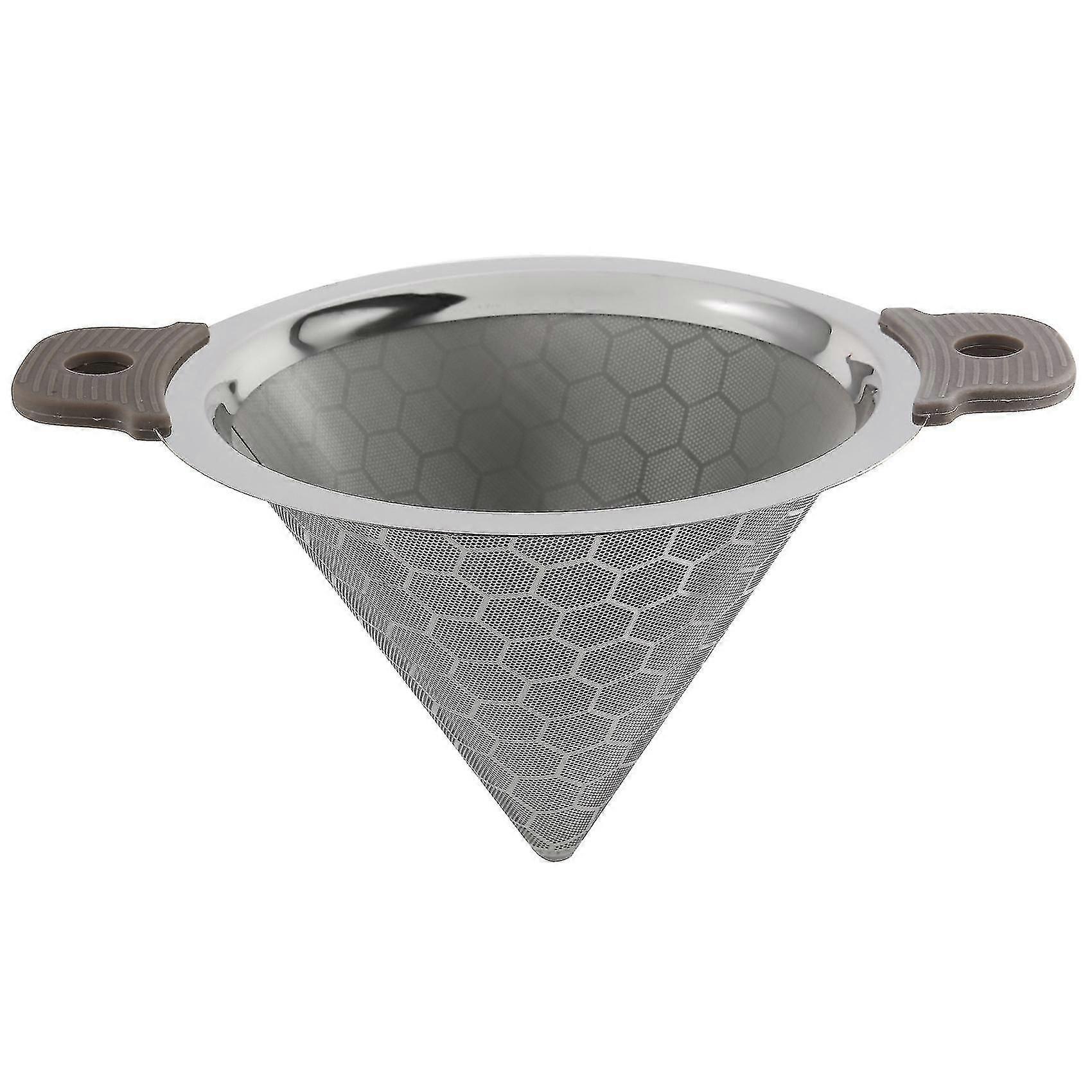 Less Steel Double-layer Tea Ser, Dripper, Measuring Tea Funnel C