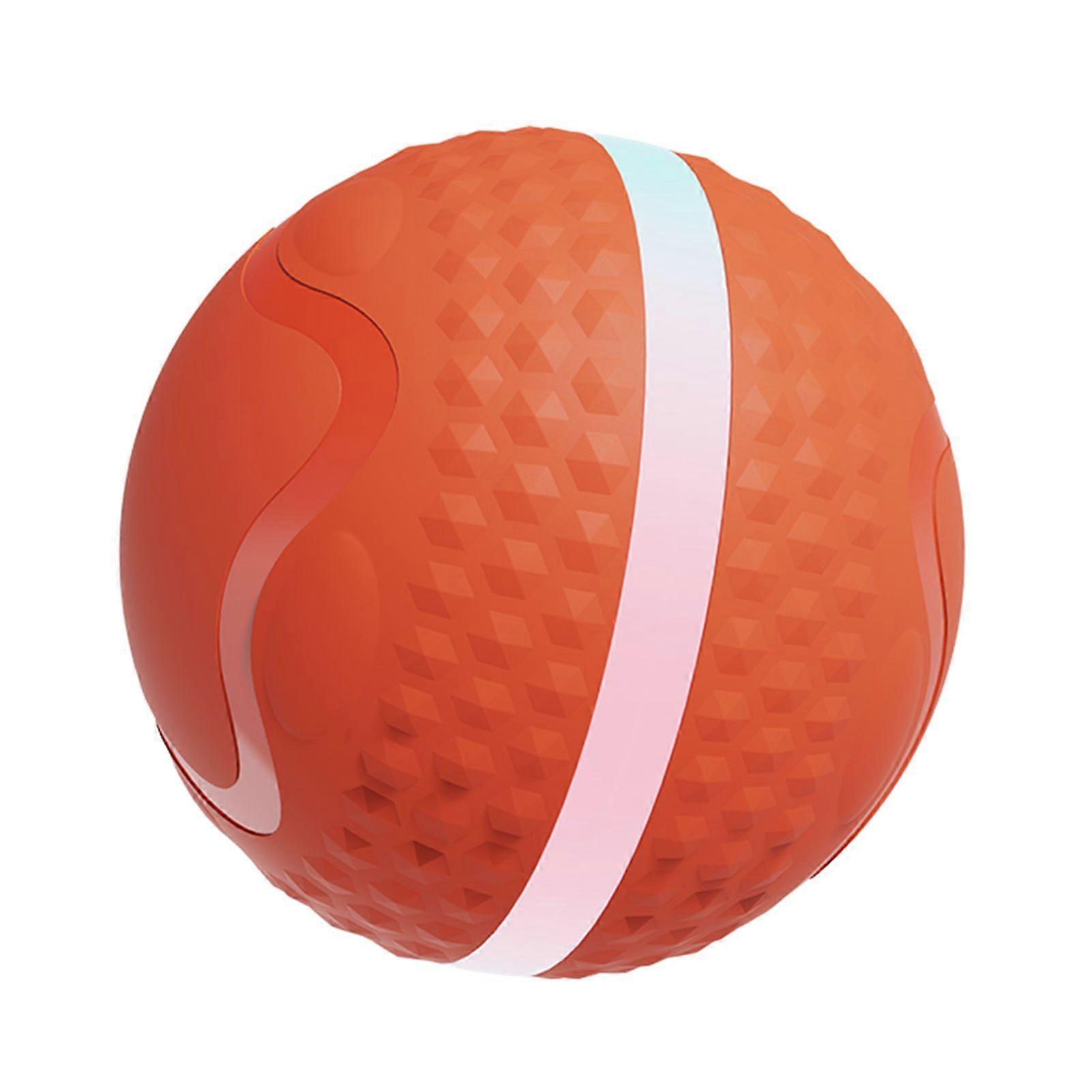 Motion Activated Dog Smart Ball Interactive Dog Toys with LED Lights Automatic Rolling Ball Toys for Small/Medium Dogs USB Rechargeable