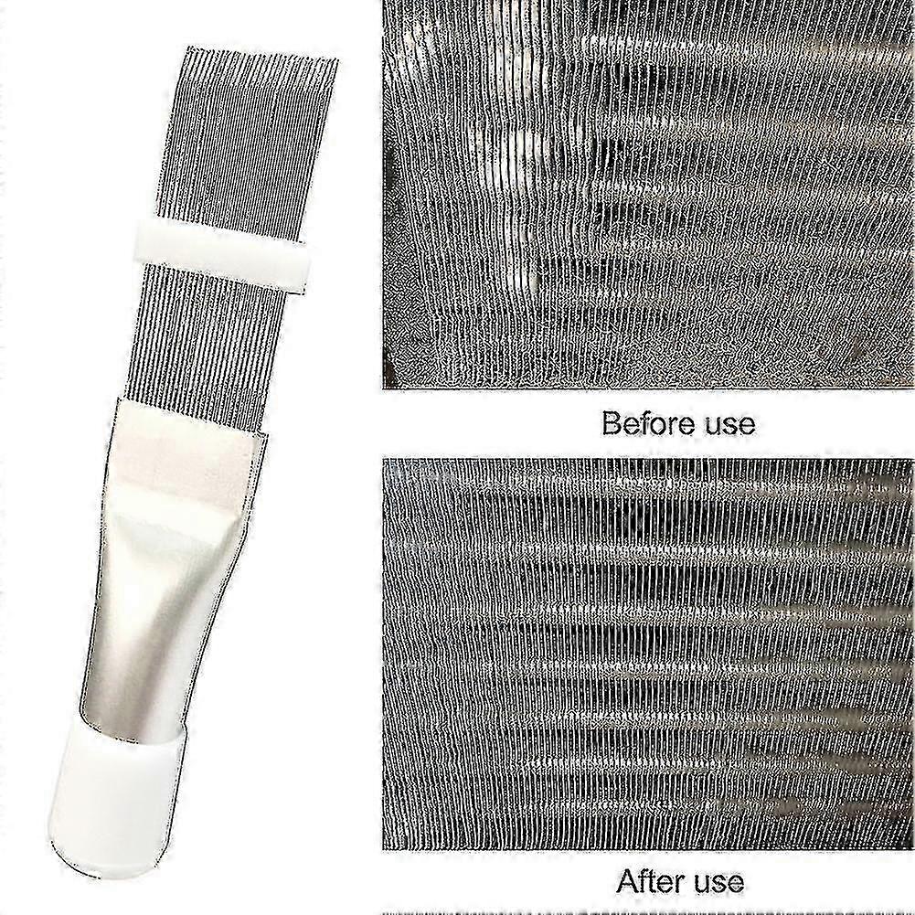 Εργαλείο ψύξης Χτένα φύλλων Συμπυκνωτής κλιματισμού Δροσερός εξατμιστής βούρτσας Πτερύγια χτενίσματος χτενίσματος χτένας Καθαριστής πτερυγίων κλιματιστικών μηχανημάτων f26