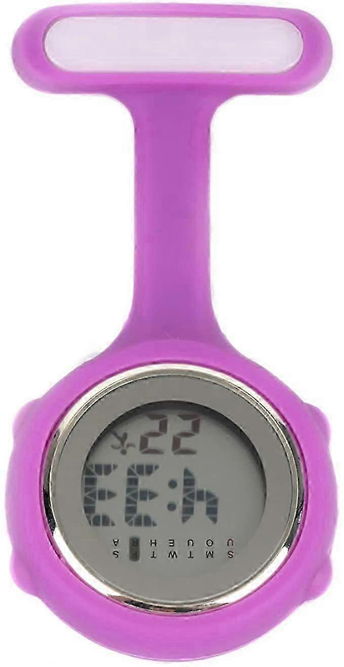 Pin On Digital Silicone Multi-Function Fob Nurse Watch Night Lights Stopwatch