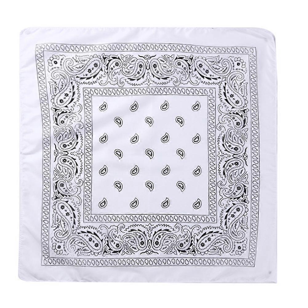 Bandana Bandana Unisex Hip Hop Black Hair Band Scarf Sports Headwear Wristbands Head Square Bandana Print Handkerchief