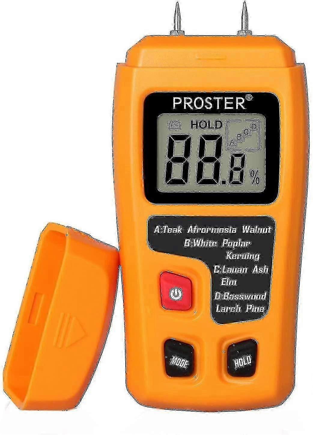 Digital Wood Log Firewood Timber Moisture Damp Meter Tester