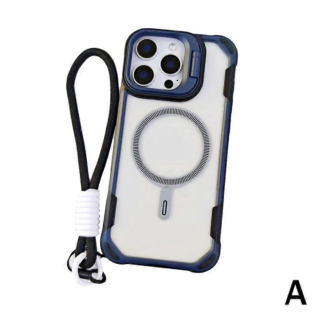 Mobile Phone Case For IPhone 13 123 14 15 16 Series With Wrist Strap Anti Lost