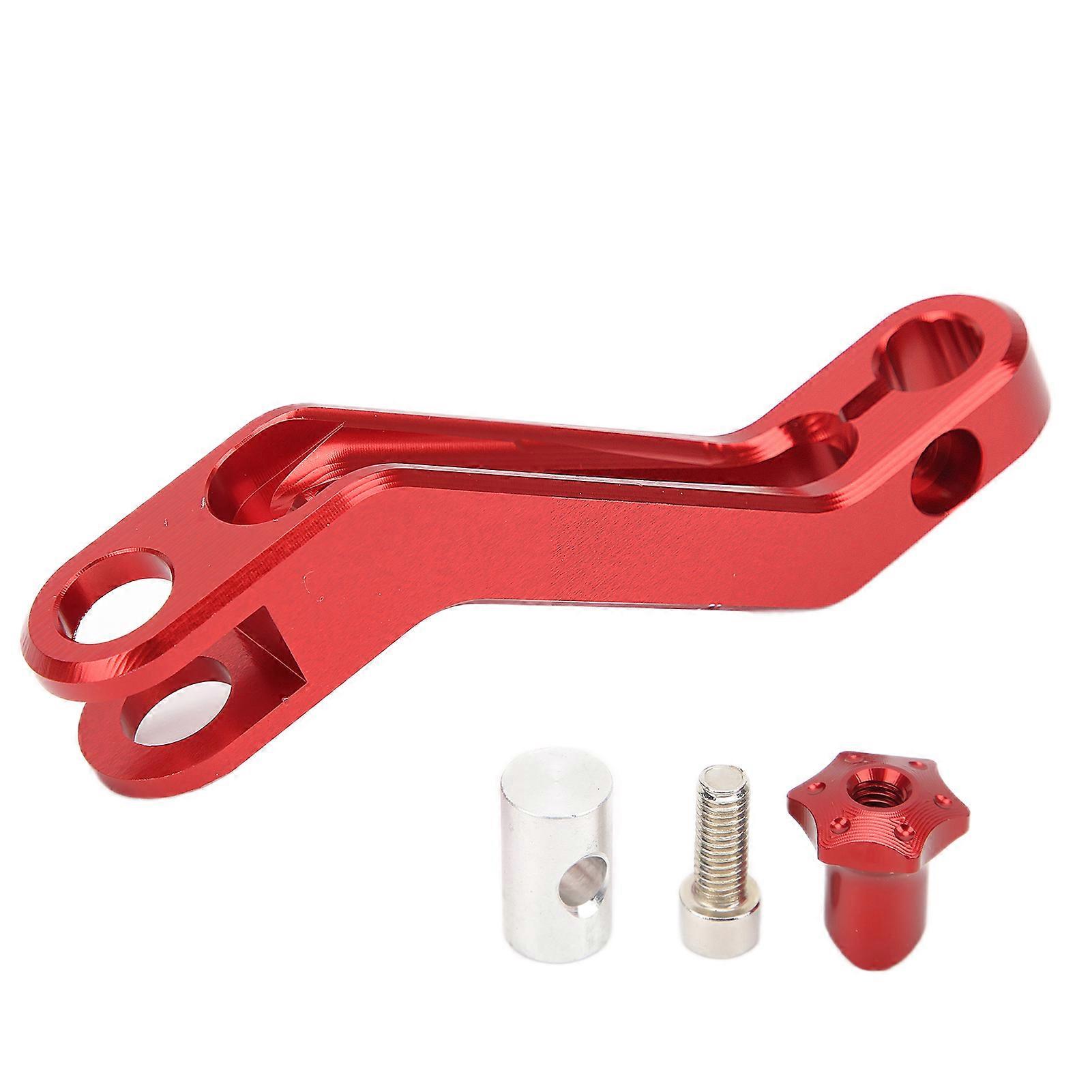 Motorcycle Extended Aluminum Alloy Rear Brake Lever Lever Replacement for Vespa150 Spring 2019‑2020 Red
