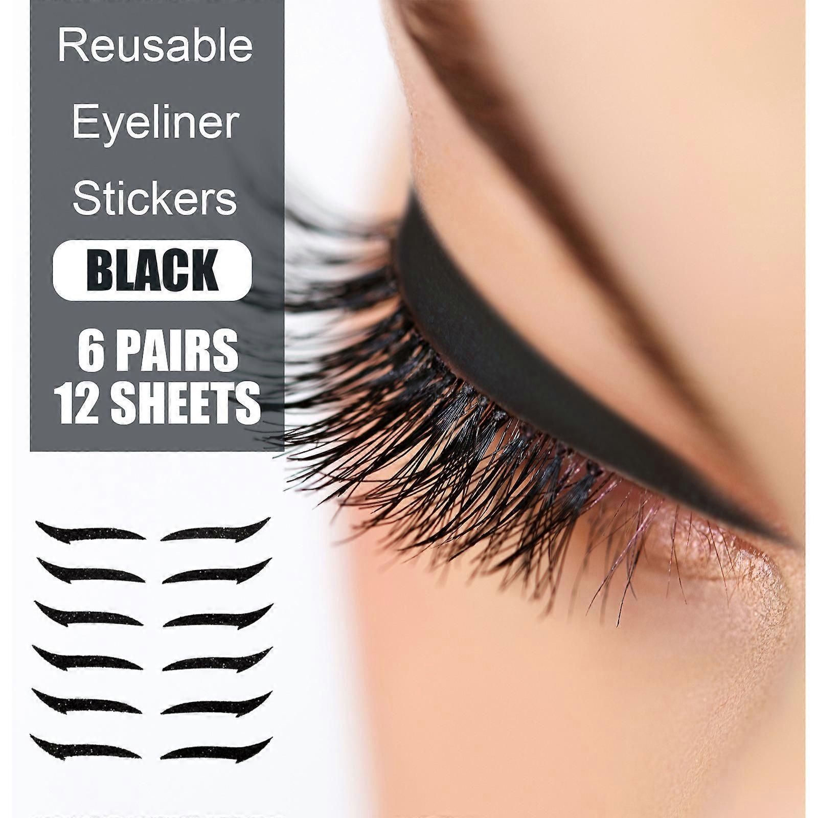 Pairs Reusable Eyelid Stickers Instant Outline Winged Lid Cosmetic Easy Applica WU7049