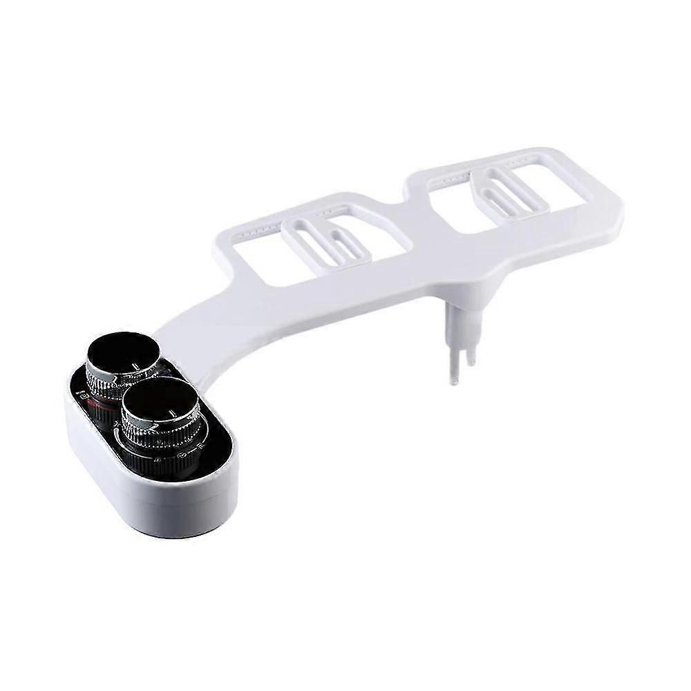Portable Non-electric Flusher Self-cleaning Dual Nozzle Attachment With Temperature And Pressure Co