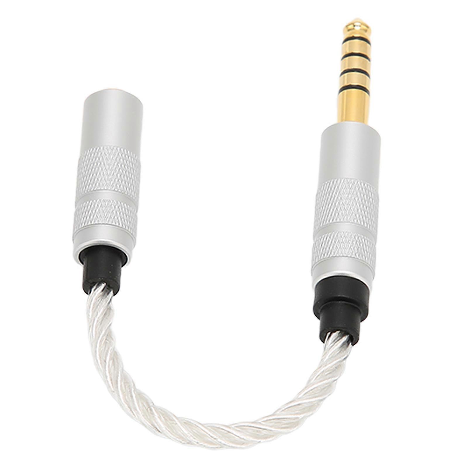 Balanced Gold-Plated Silver-Core Adapter for Lossless Audio