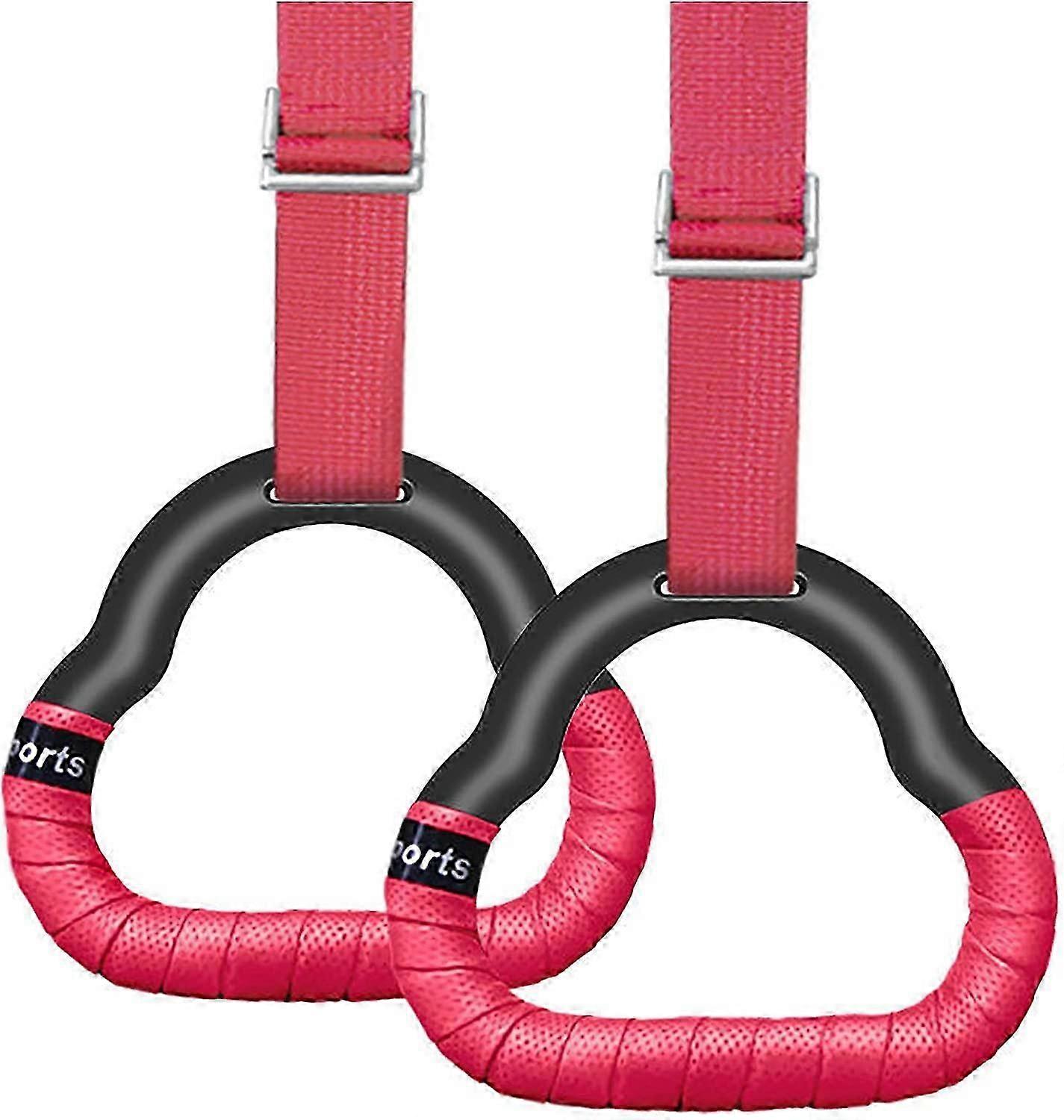 Gymnastic Rings Set Childrens ,Red