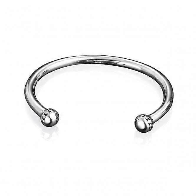 Fred Bennett Bangle Oxidised Circle Pattern B2840
