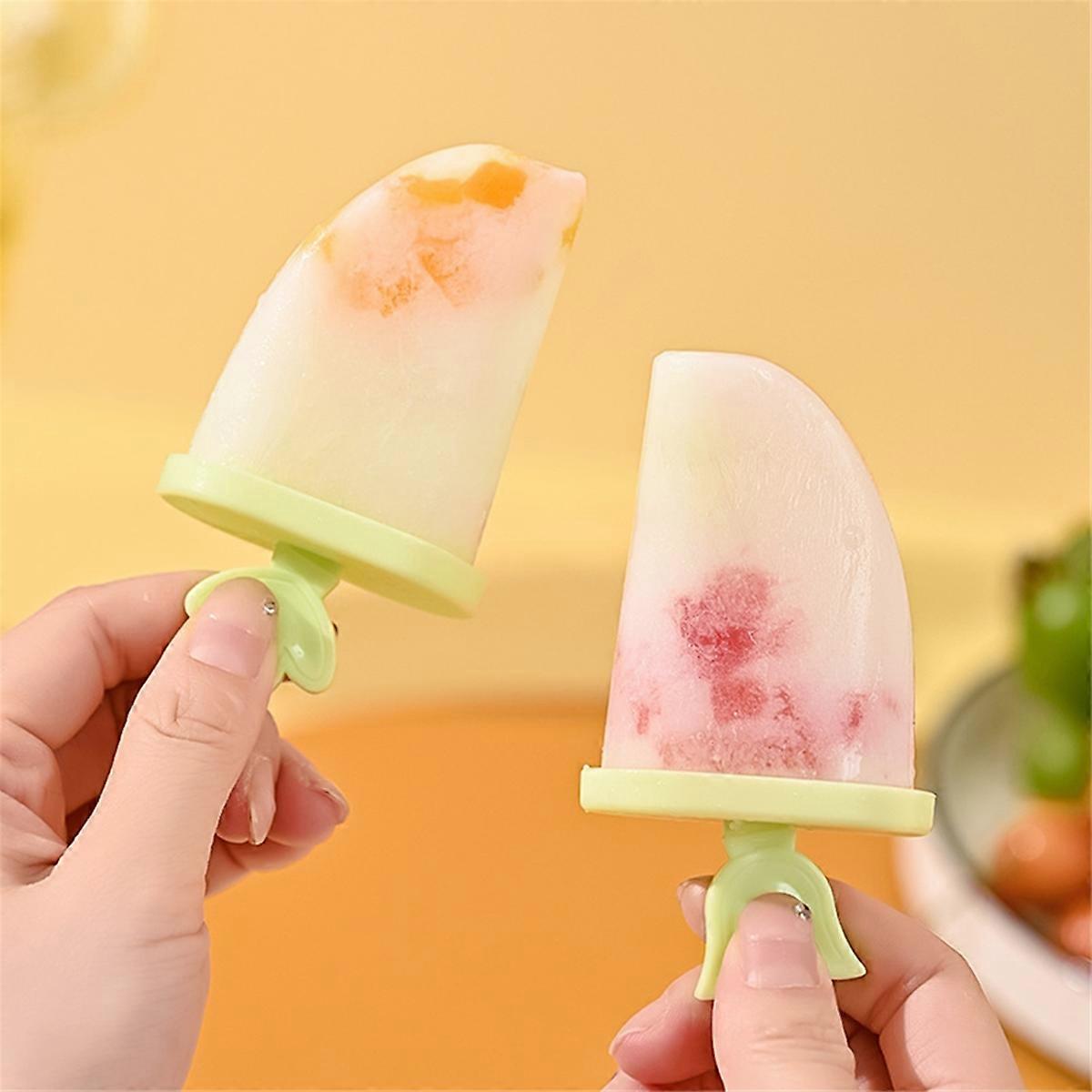 DIY Ice Cream Mold Set - Homemade Popsicle Maker Orange