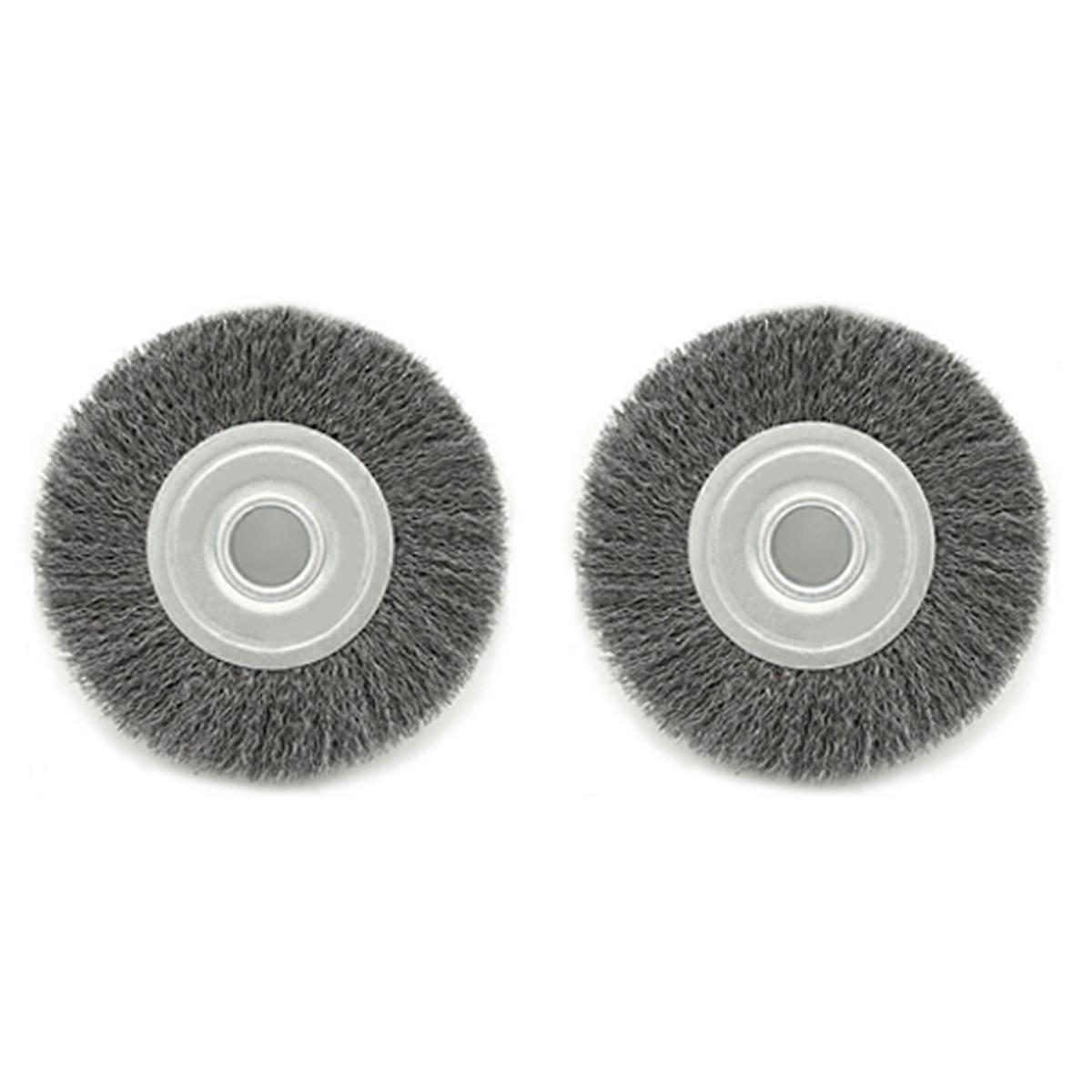 2Pcs 6Inch Wire Wheel for Bench Grinder-Wire Brush for Grinder
