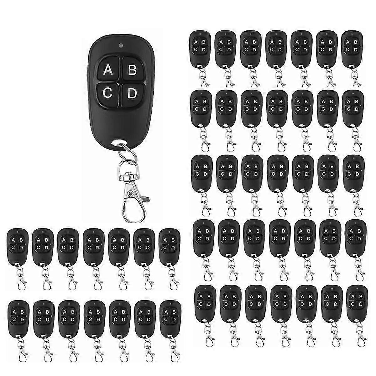 50pcs 433MHz Copy Remote Control Electric Garage Door Opener Remote Control Duplicator Clone Cloning Code Controller