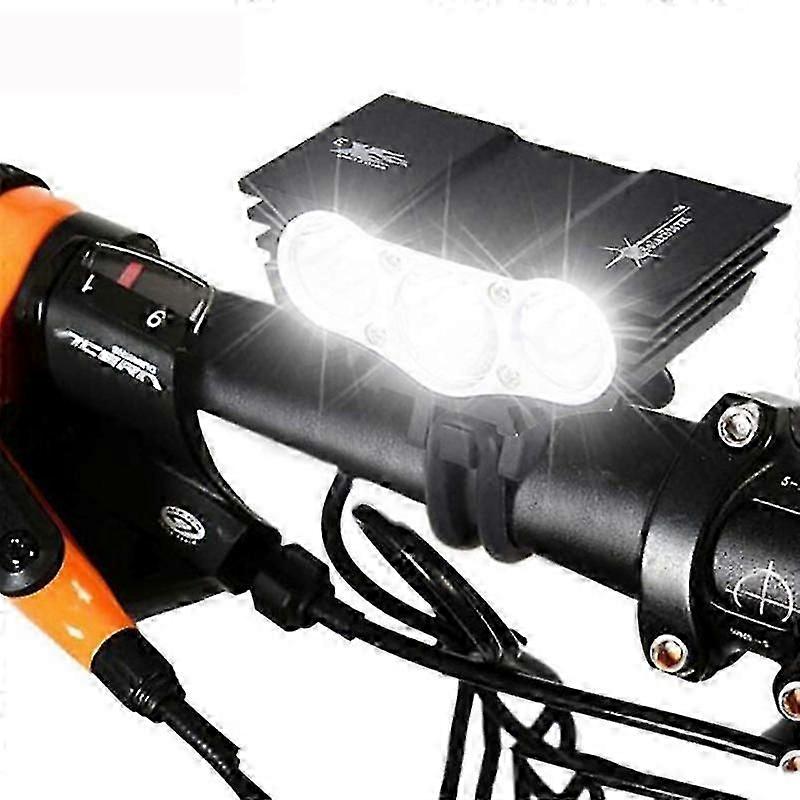 Led Bicycle Lights Headlamp Mountain Bike Headlight Cycle Torch Lamp