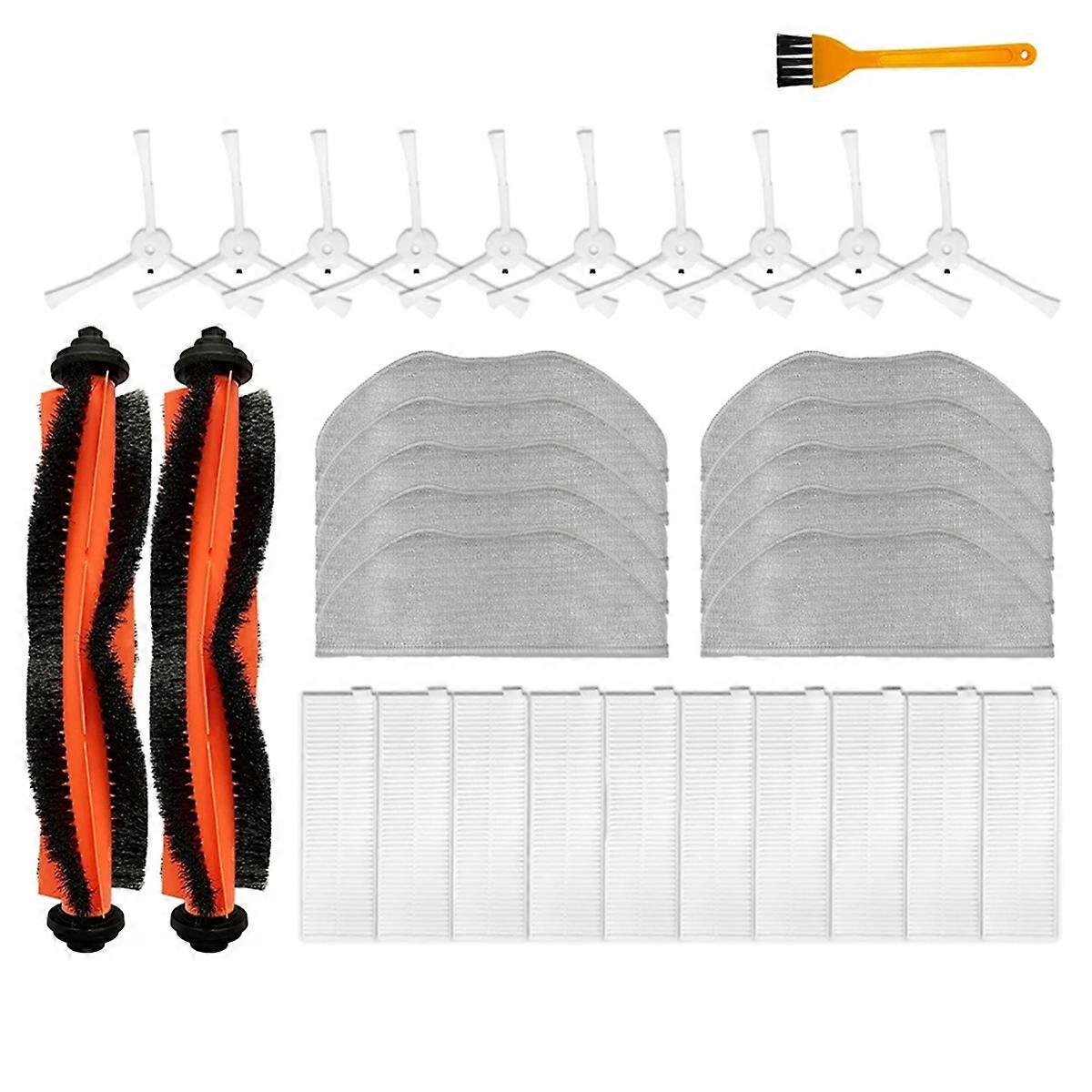 For Dynaking R15 DyNaking R15 R-R-JS2 Kit Brush Mop Cloth Hepa Filter