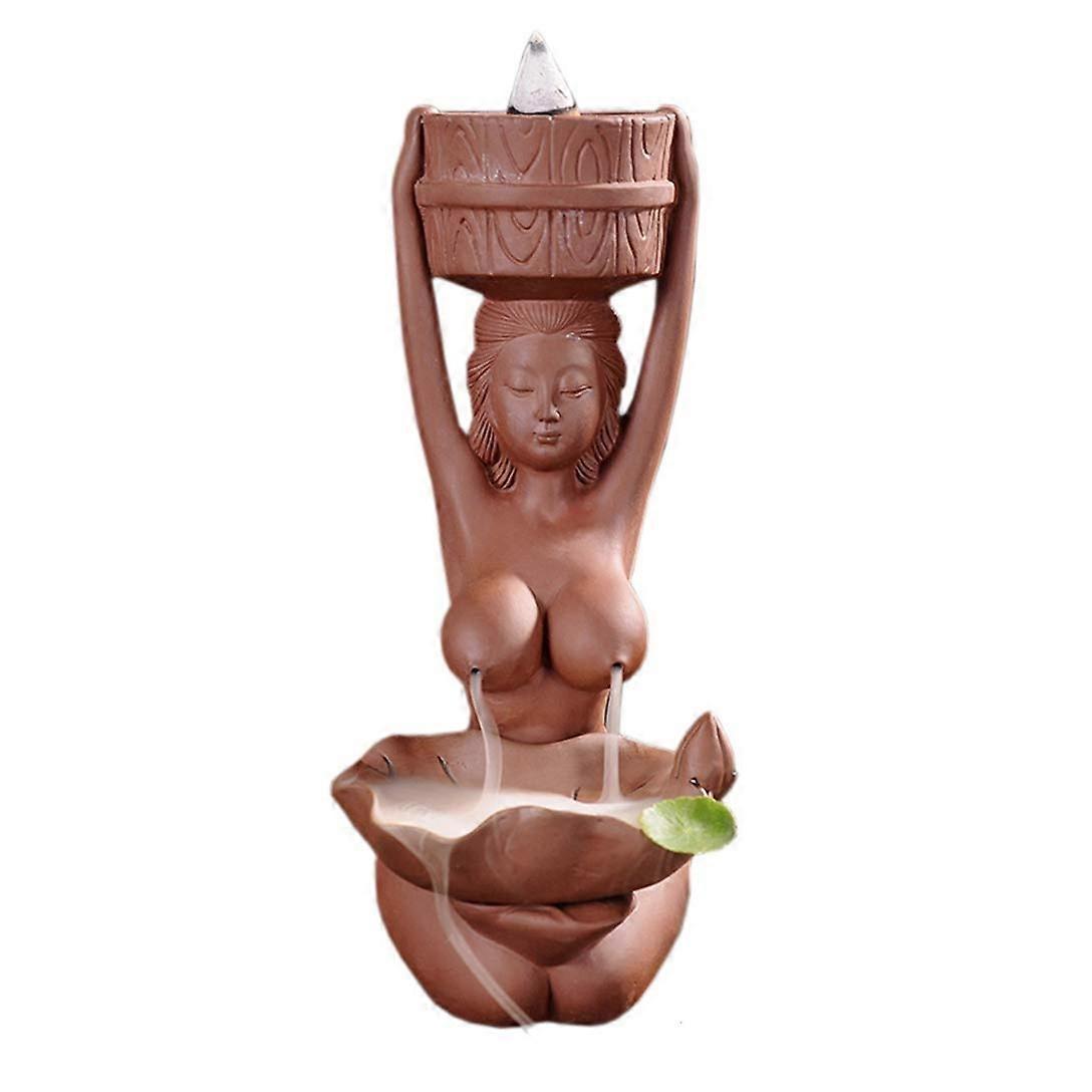 Creative Handmade Statue Backflow Incense Burner Gift Ornaments