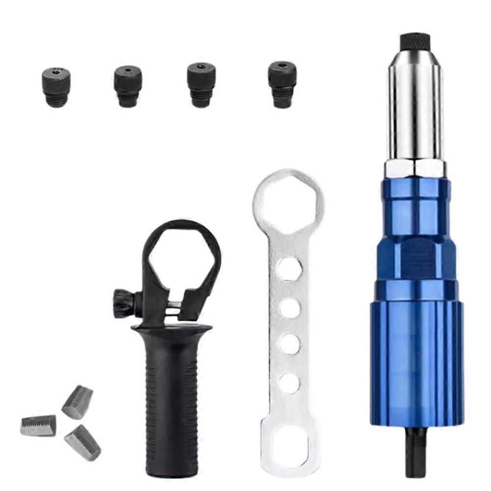 Electric Rivet Gun 2.4-4.8mm Rivet Nut Gun Drill Adapter Cordless Riveting ToolsElectric Rivet Gun 2.4-4.8mm Rivet Nut Gun Drill Adapter Cordless