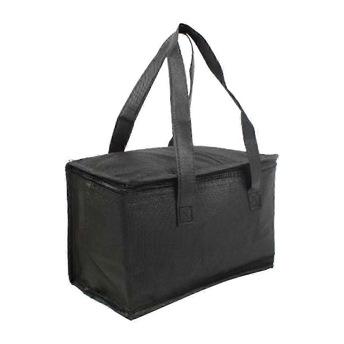 Bärbar isolerad lunchväska, kylväska, ölleveransväska, hopfällbar termisk picknickväska, varmhållningsväska för kall mat
