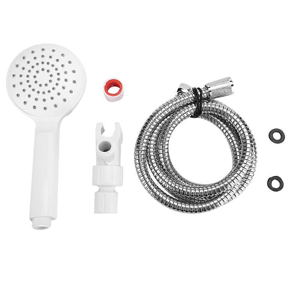 G1/2in Thread Concealed Installation Shower Head Hose Bracket Kit Bathroom Showering Set