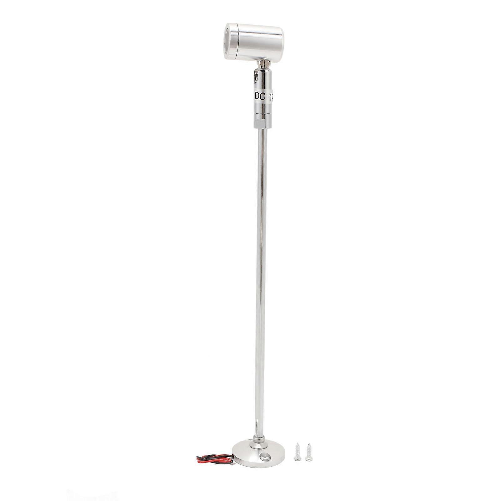 Spot d'armoire pour vitrine à bijoux DC 12 V 1 W en alliage d'aluminium rotatif petit éclairage d'accentuation LED sur pied pour intérieur chaud